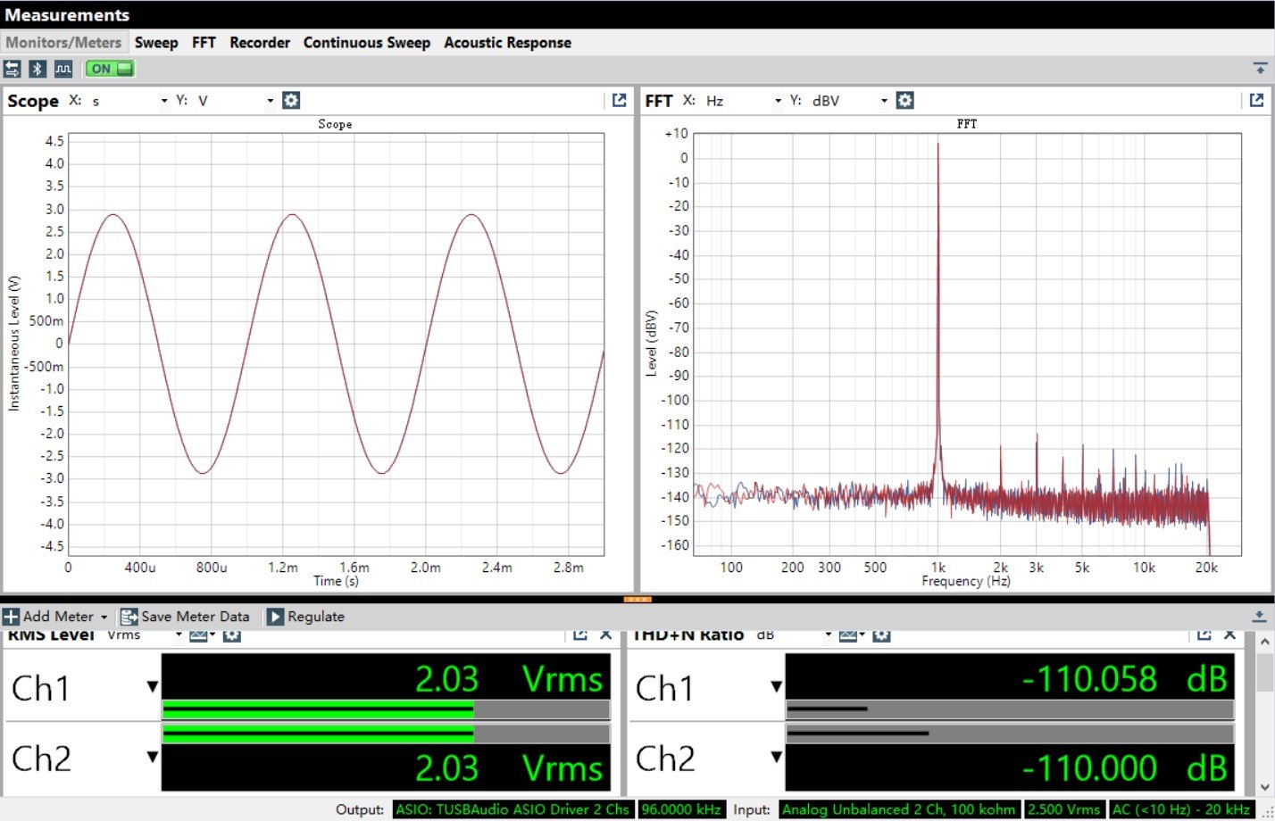 Spectre audio réponse en fréquence 9038